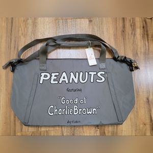 New Peanuts women'secret travel or gym bag, color grey, crossbody
